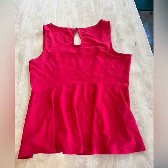 Torrid Square Neck Red Peplum Top 2X - Picture 5 of 7